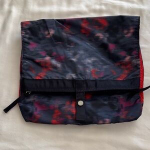 Lululemon Athletica Black and Red Toiletry Bag Sleek Design